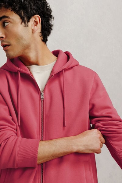 Sweat &agrave; capuche zipp&eacute;