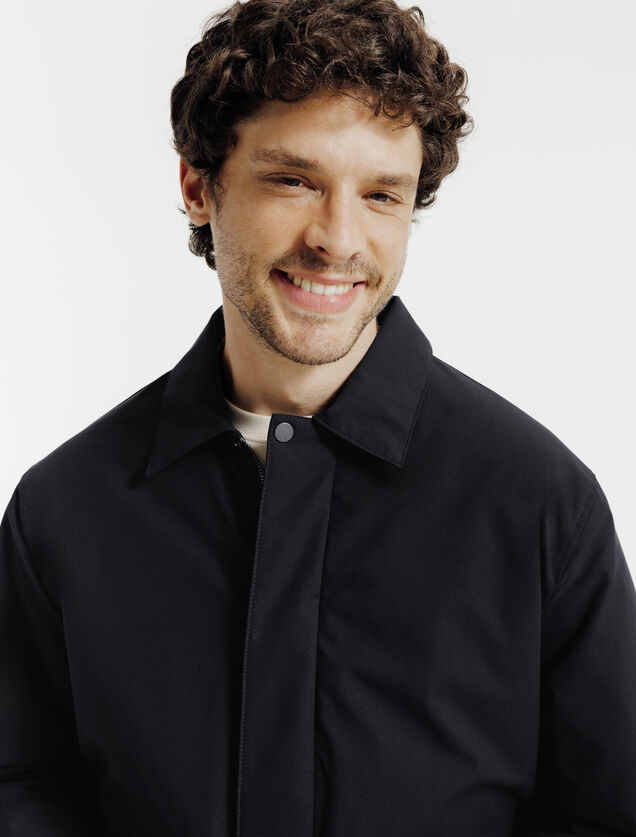 Blouson col chemise rembourr&eacute;