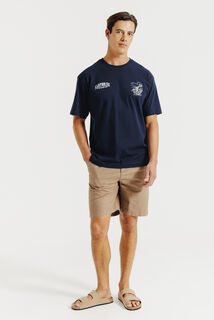 Tee shirt imprimé devant dos paysage