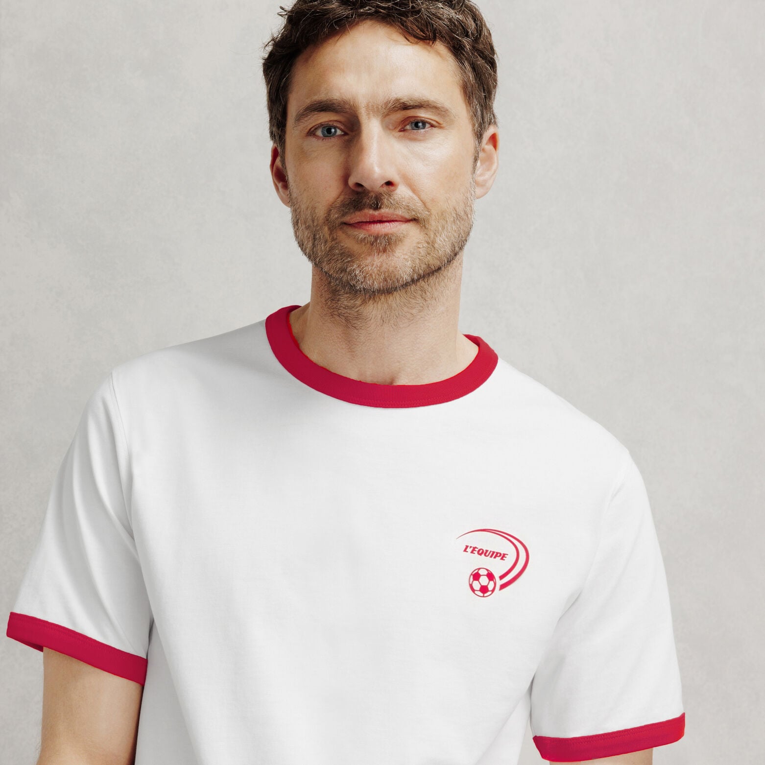 T-shirt met frontprint met L&iquest;&Eacute;quipe licentie
