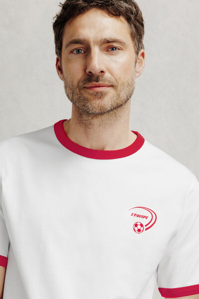 T-shirt met frontprint met L&iquest;&Eacute;quipe licentie