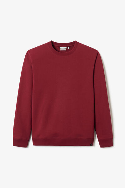 Effen sweater met ronde hals