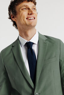 Slim fit kostuumvest in bi-stretchstof