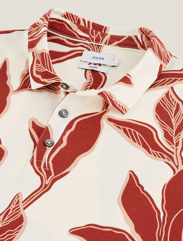 Polo manches courtes imprimé