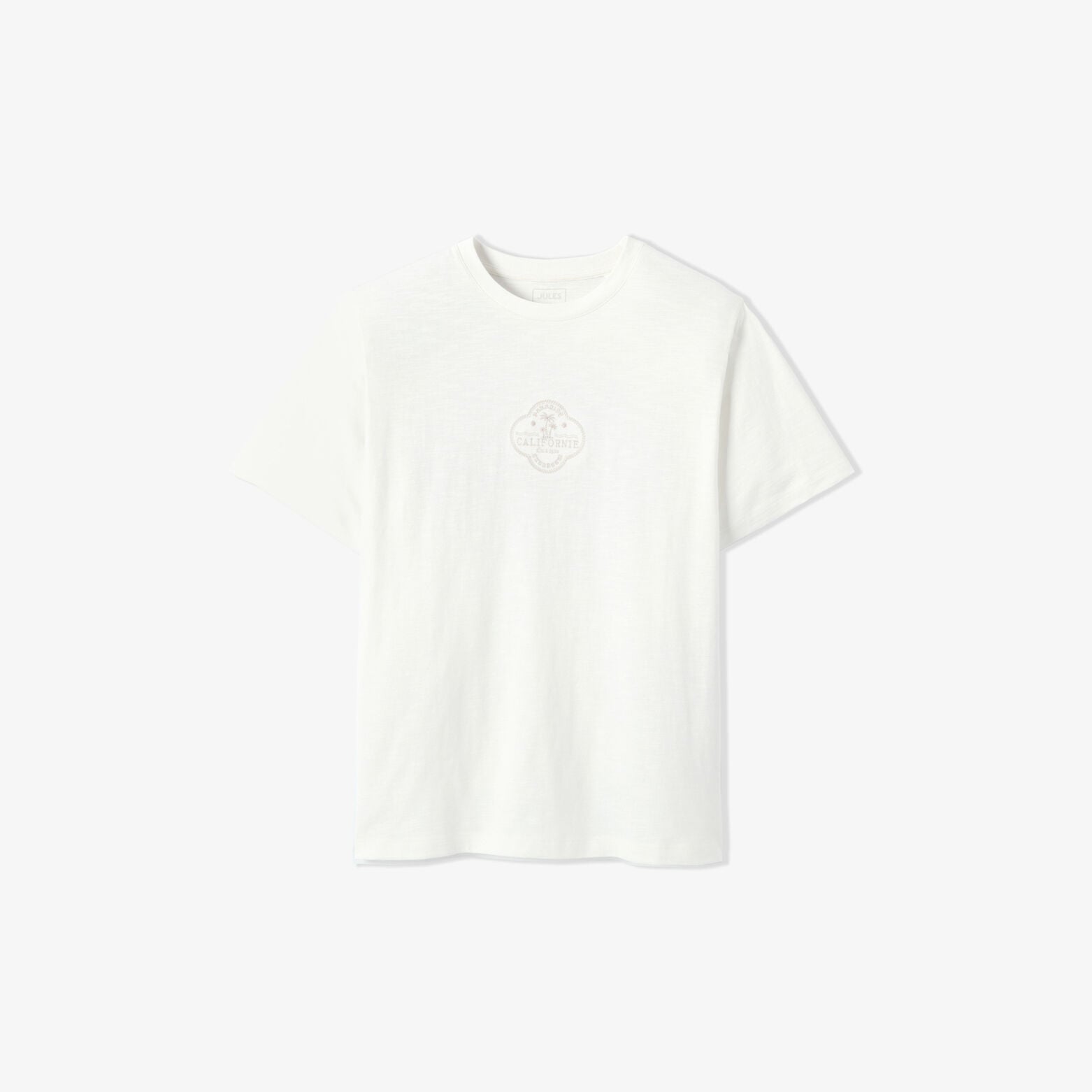 Tee shirt mati&egrave;re flamm&eacute;e imprim&eacute; Californie