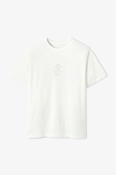 Tee shirt mati&egrave;re flamm&eacute;e imprim&eacute; Californie