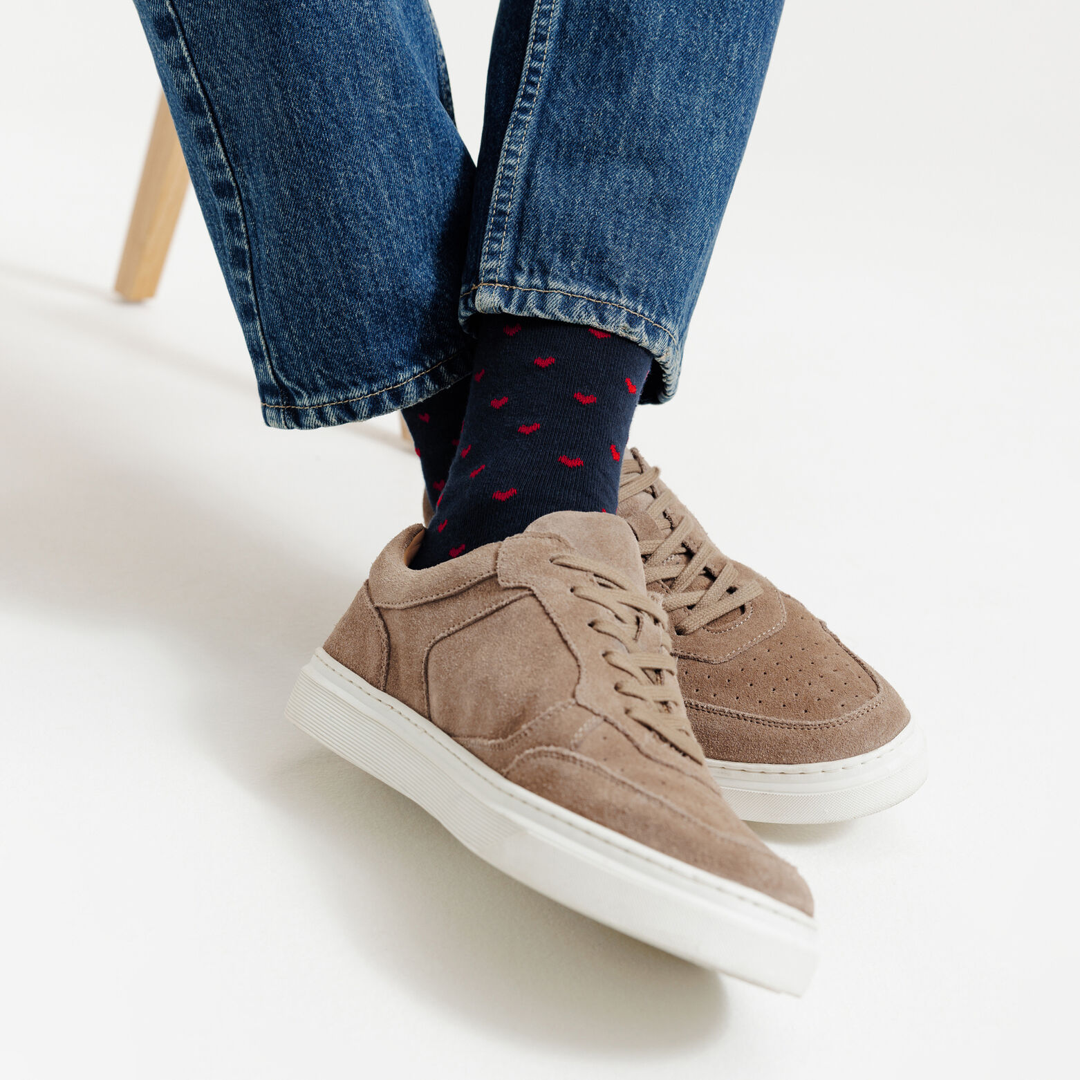 Chaussettes Bleu fonc&eacute;