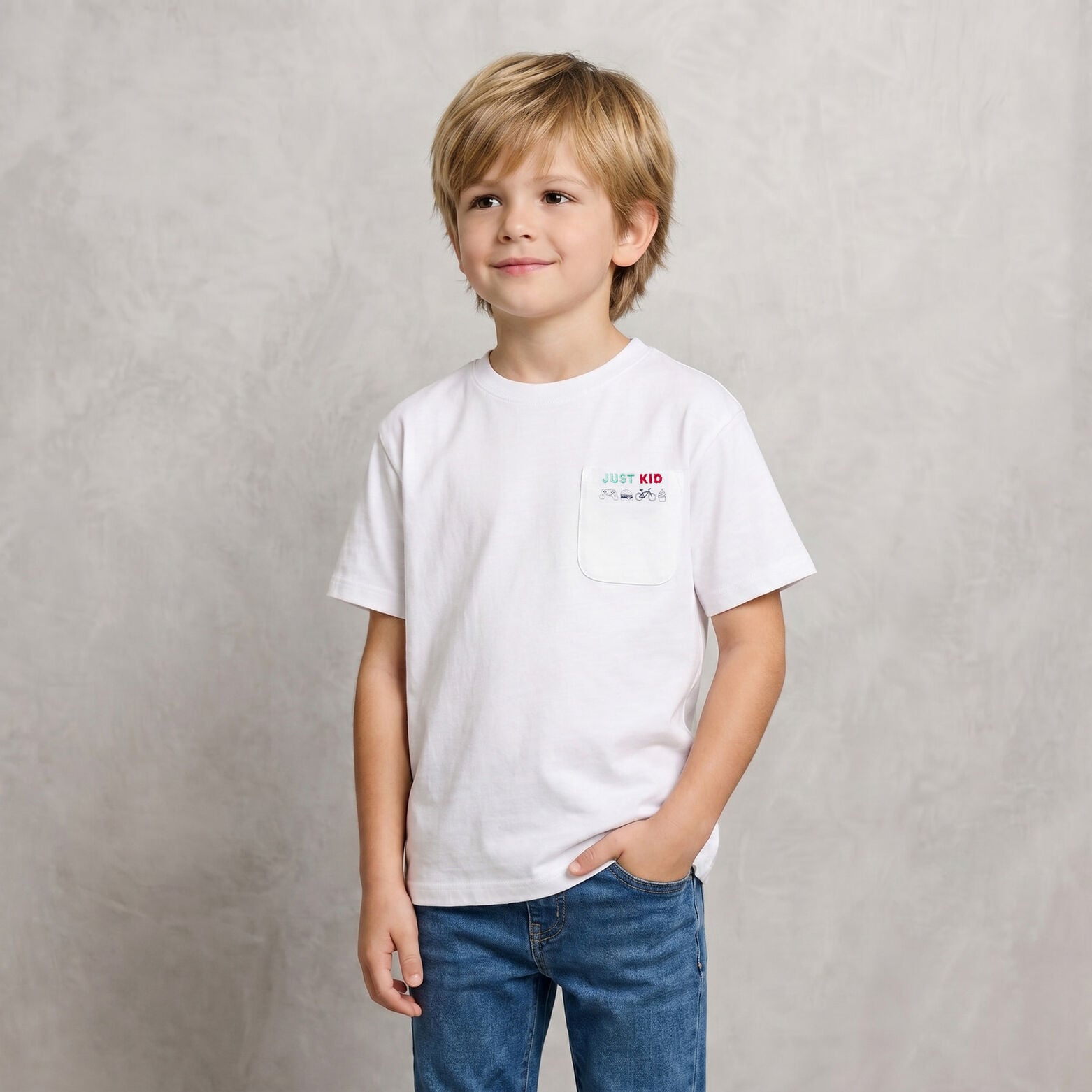 Kinder t-shirt voor Vaderdag, zak met print