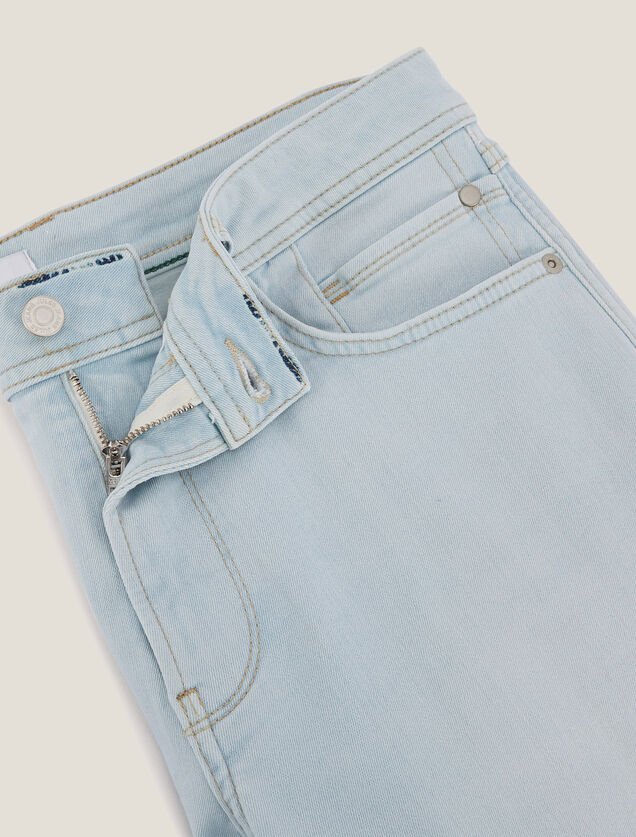 Bermuda en jean urbanflex en coton recyclé