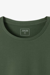 Basic T-shirt met ronde hals