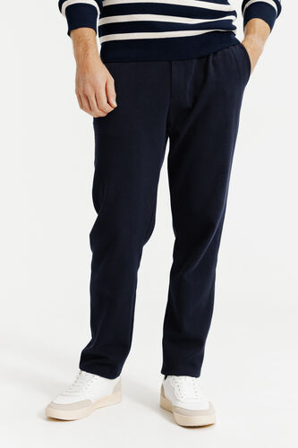 Pantalon chino tapered en maille