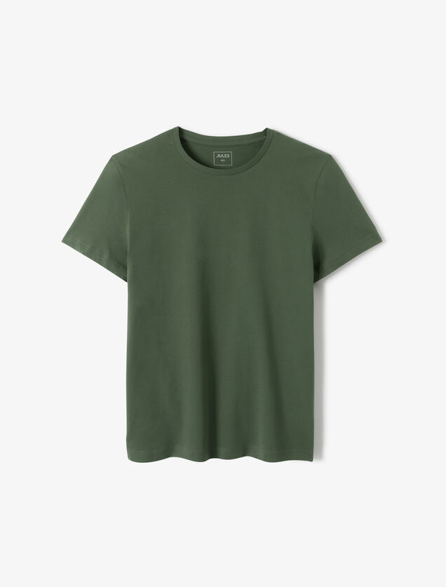 Basic T-shirt met ronde hals