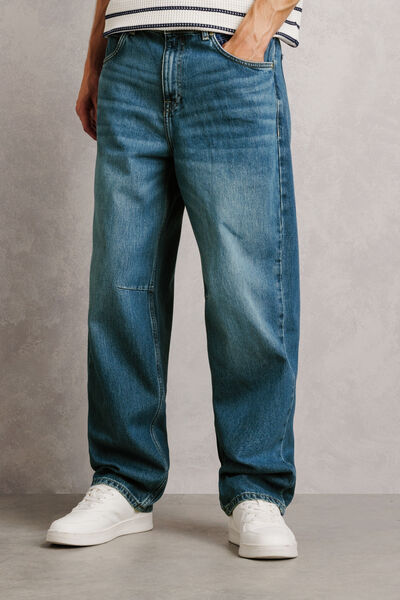 Jean skateur d&eacute;lav&eacute; 100% coton