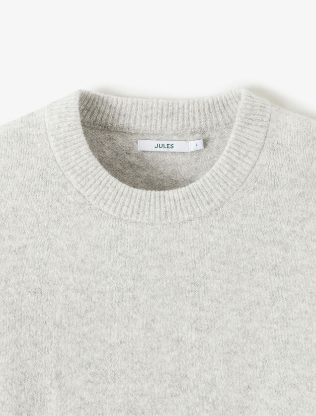 Pull col rond mousseux