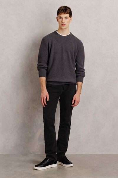 Jean straight 4 longueurs 100% coton