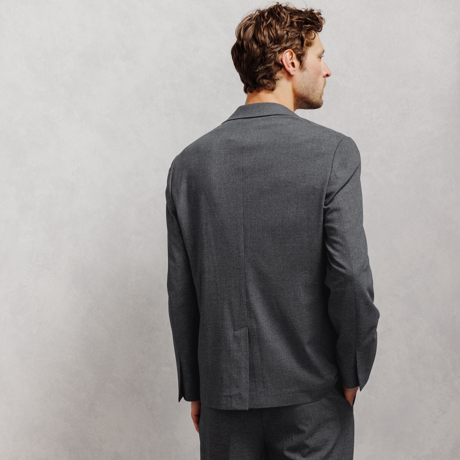 Veste de costume loose pied de puce