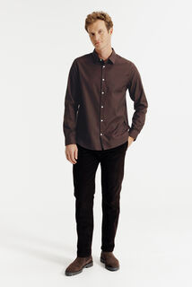 Chemise sans repassage en coton regular