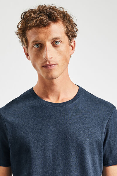 Tee shirt en coton lin