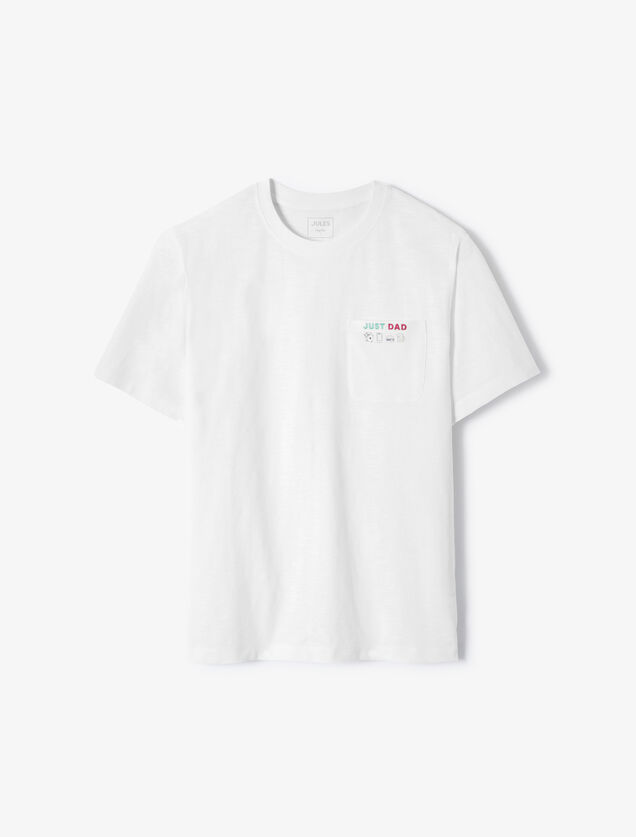 T-shirt voor Vaderdag, zak met print