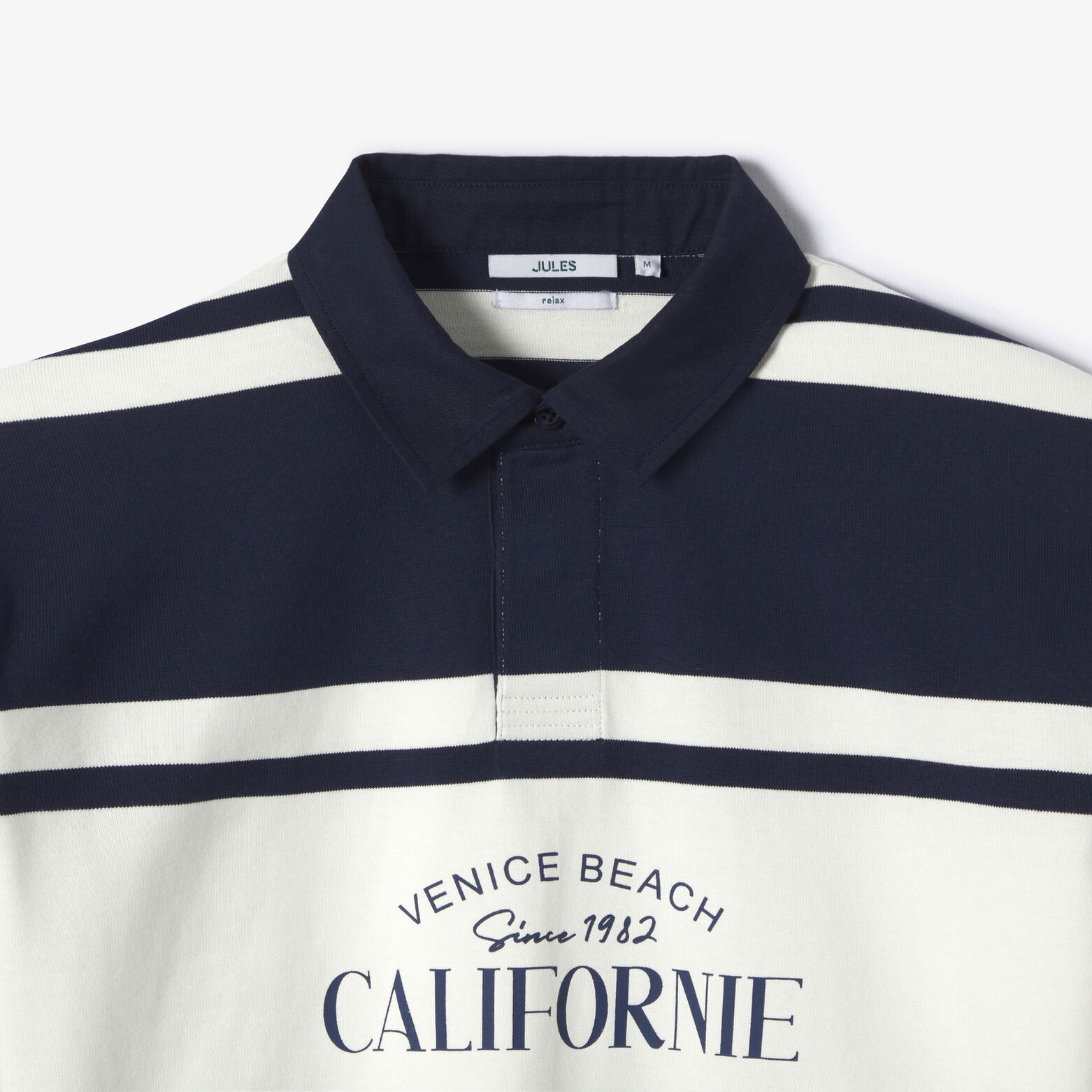 Polo manches courtes ray&eacute;