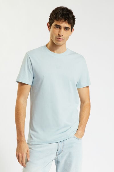 T-shirt in jerseytricot met geplaatste print 
