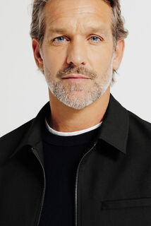 Veste zipp&eacute;e col chemise