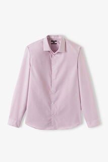 Strijkvrij slim fit gestreept hemd