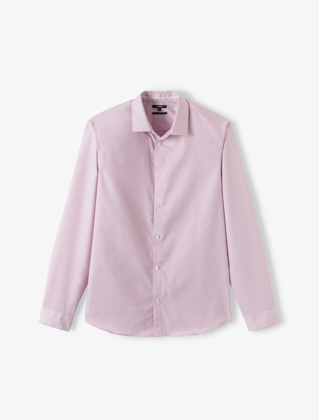 Strijkvrij slim fit gestreept hemd