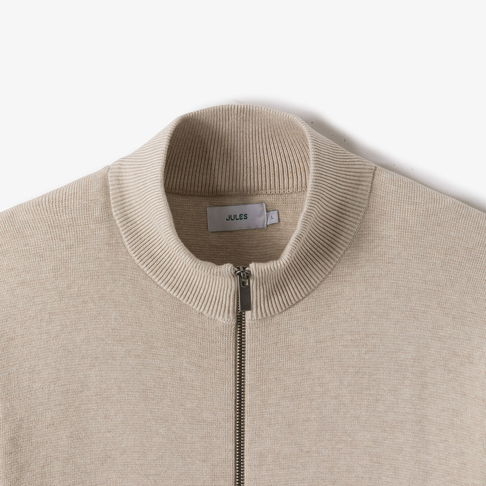 Gilet zippé col montant