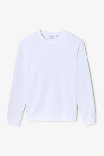 Sweat col rond texturé