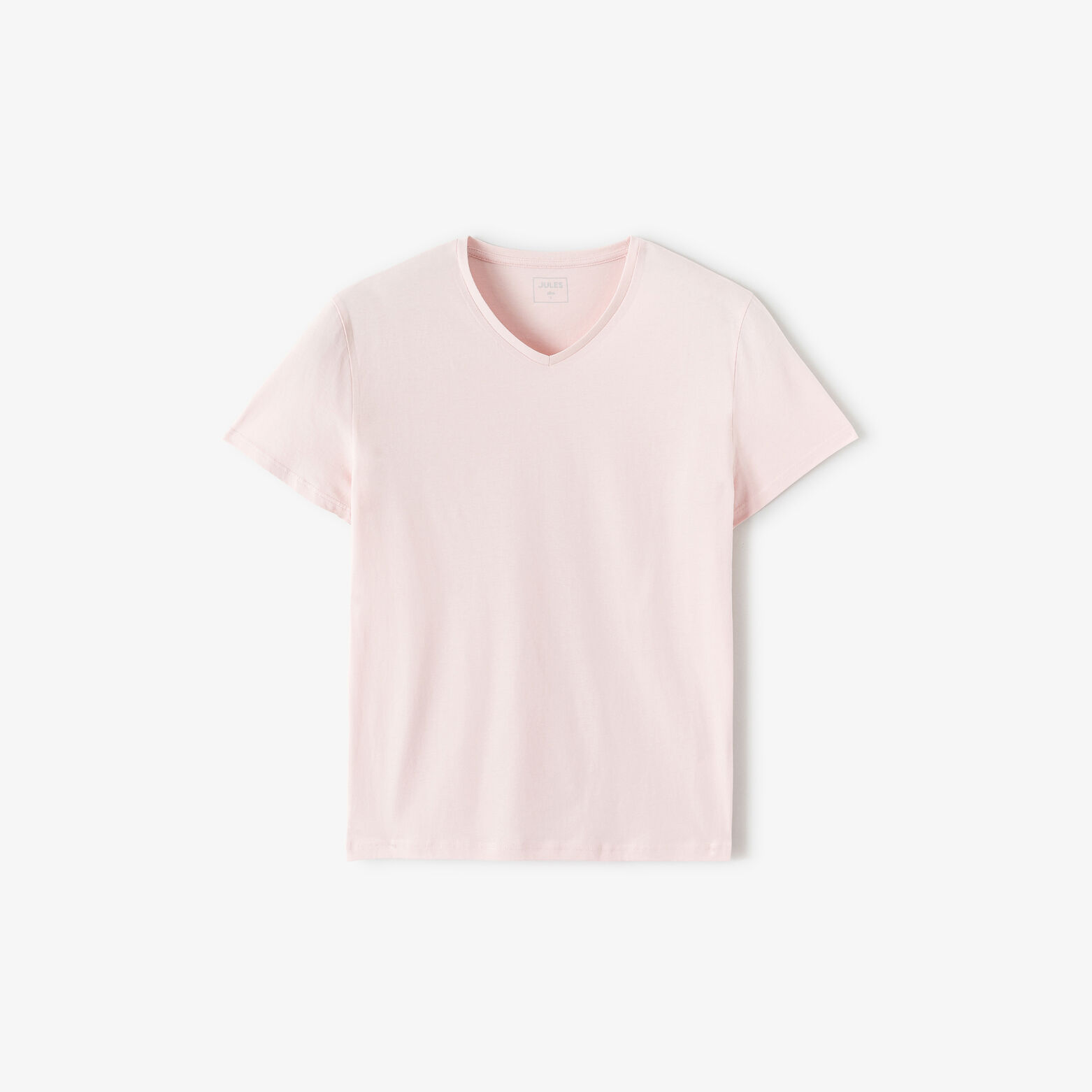 Tee shirt col V en coton