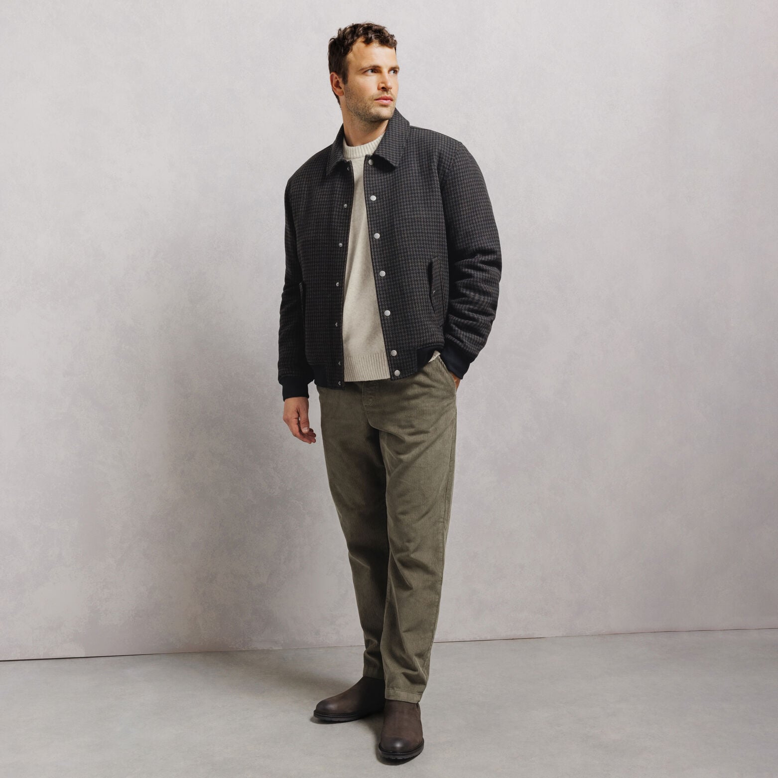 Pull col rond mousseux coton majoritaire