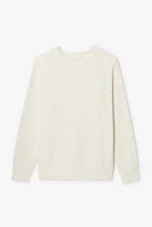 Pull col rond en cote