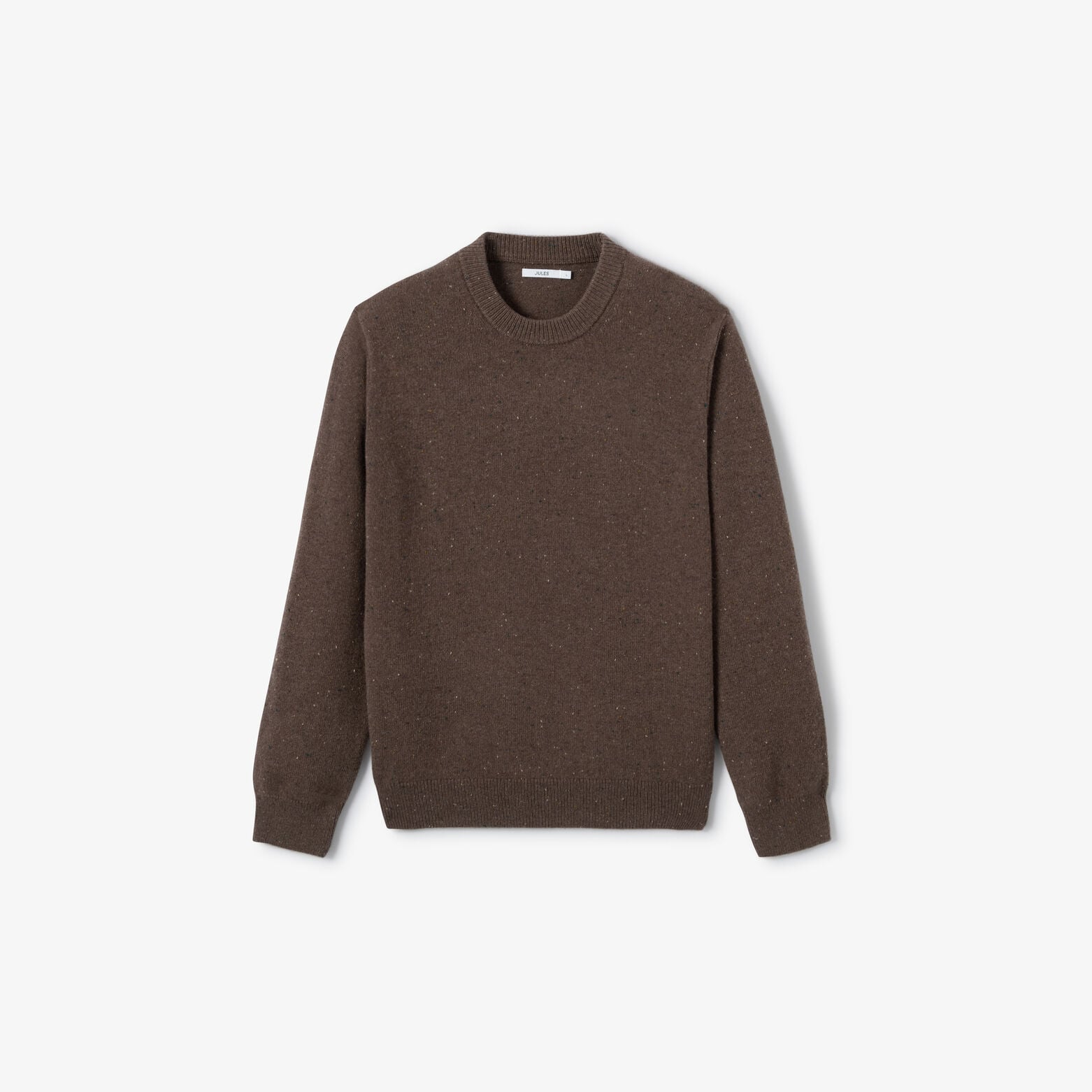 Trui met ronde hals en merino