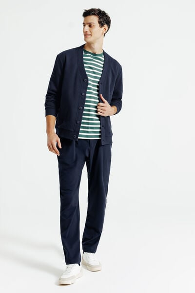 Sweatvest met knopen