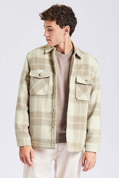 Chemise de bûcheron vintage en flanelle de coton pour homme, tartan à carreaux, surchemise décontractée Buffalo rouge noir – The Kew Plaid ou rouge marine – The Madras, Le coton spécial Madras