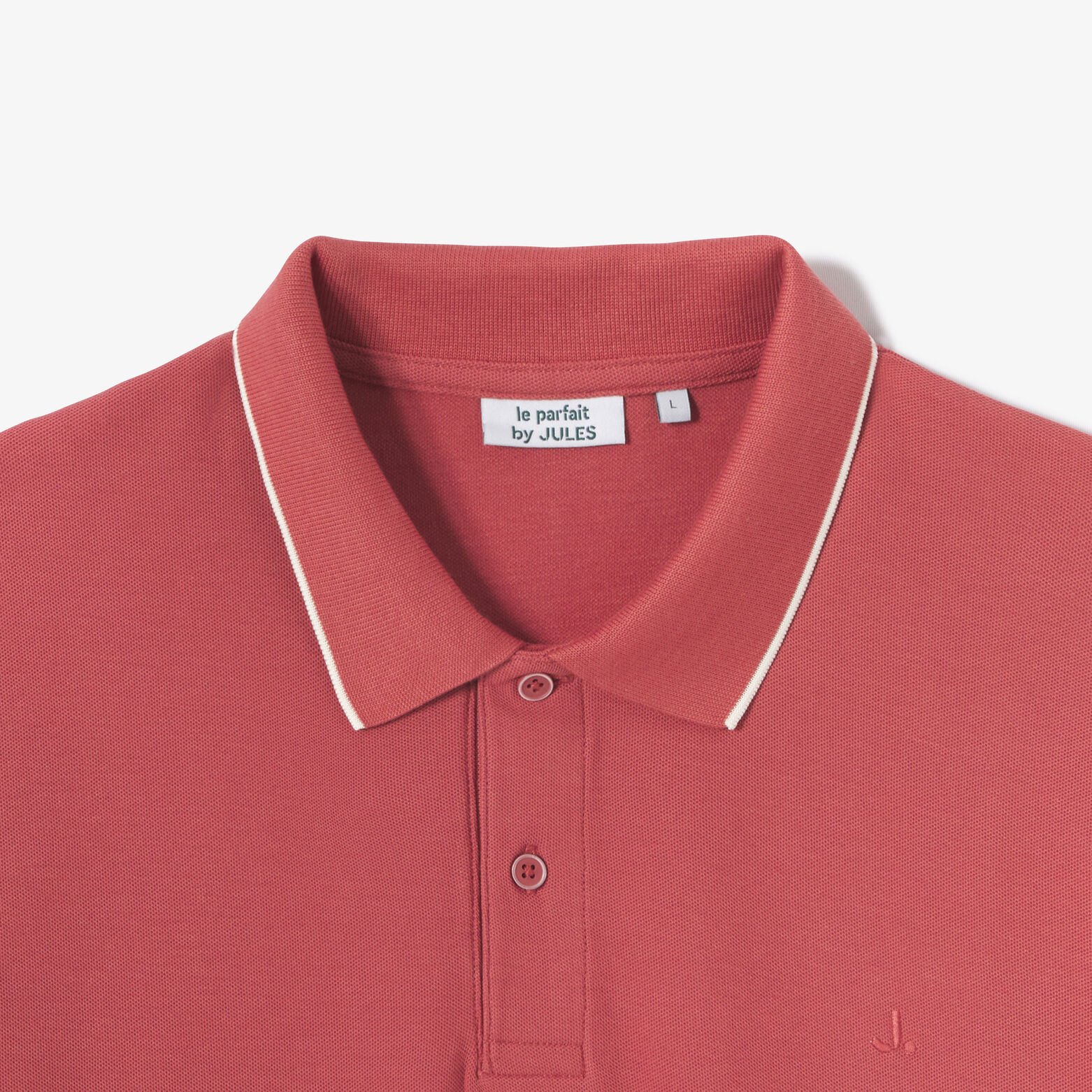 "Le Parfait by Jules" effen polo korte mouwen 
