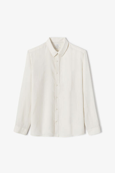 Chemise en lin unie