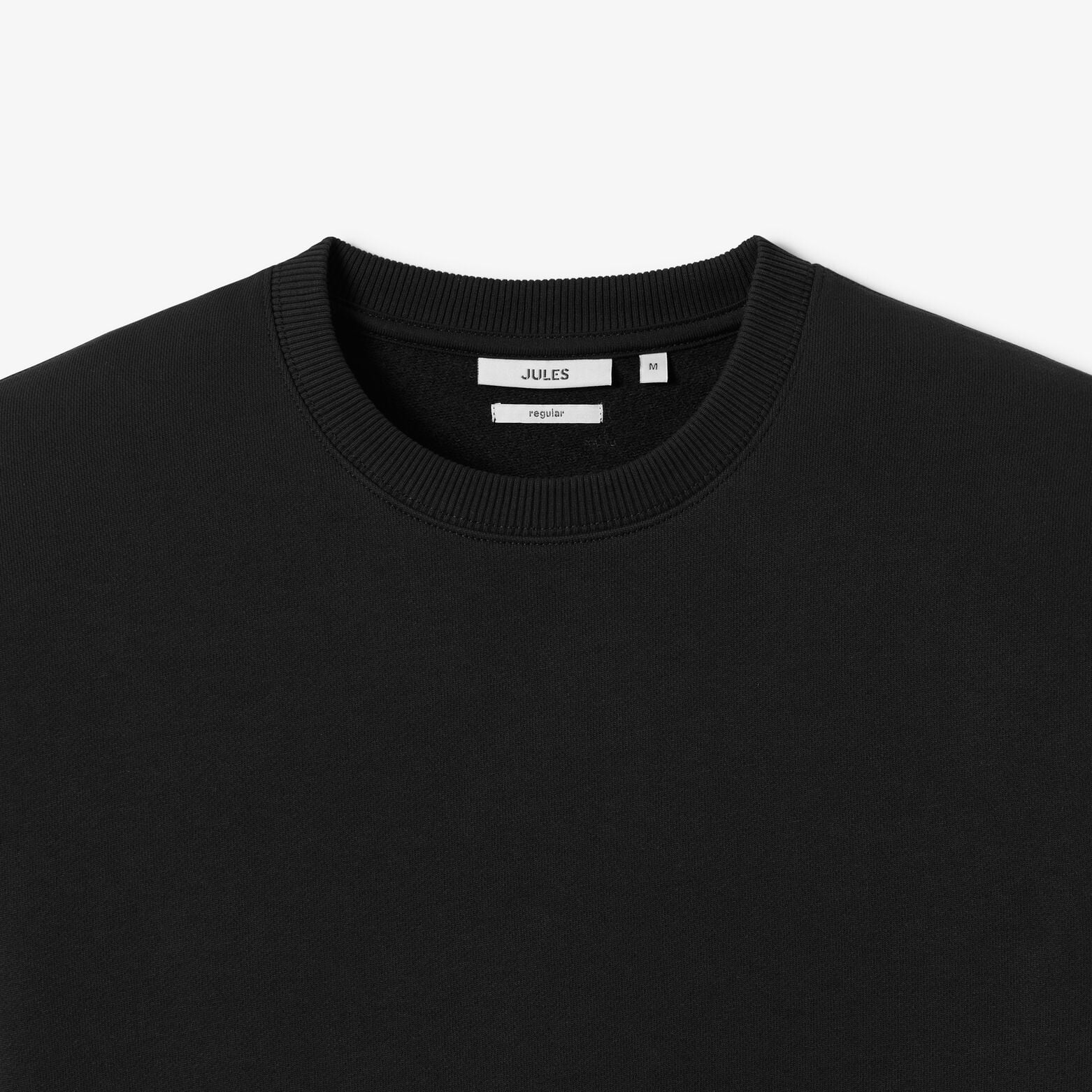 Sweat col rond molleton uni
