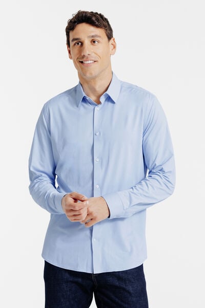 Chemise slim unie