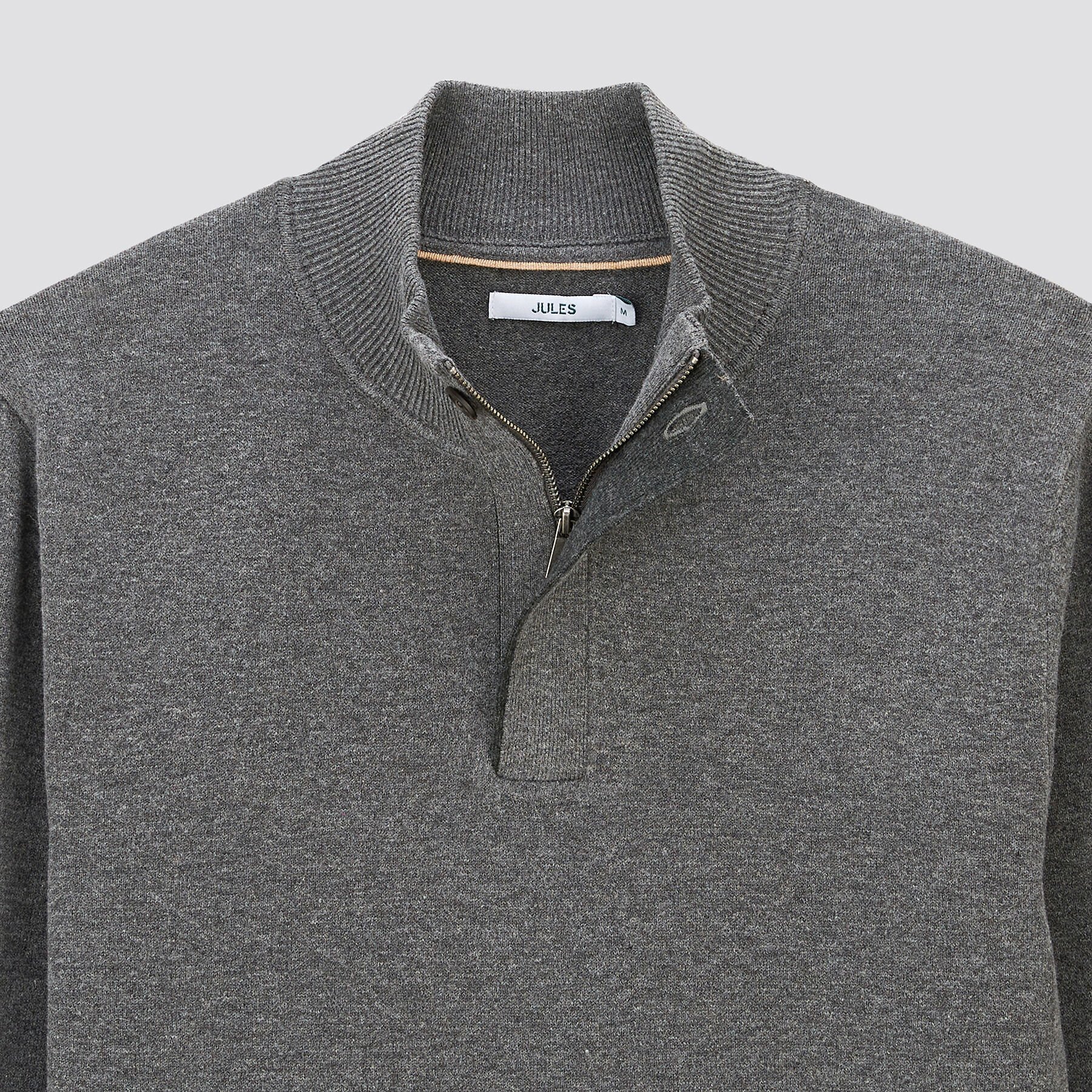 Pull col montant zipp