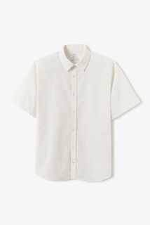 Chemisette en coton imprimé géométrique slim