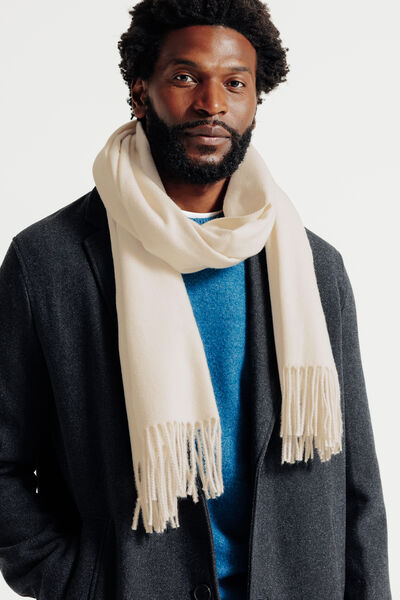 Echarpe unie touché doux