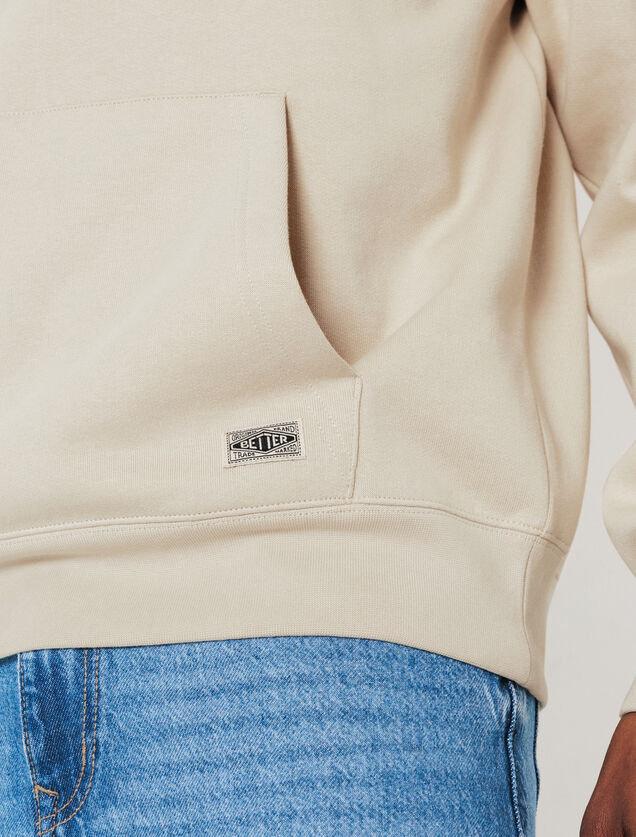 Sweat &agrave; capuche col zipp&eacute;