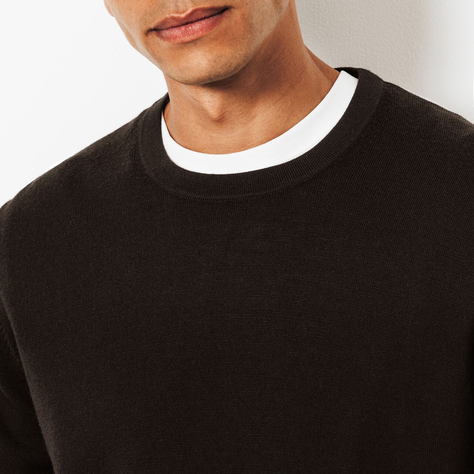 Pull col rond mérinos