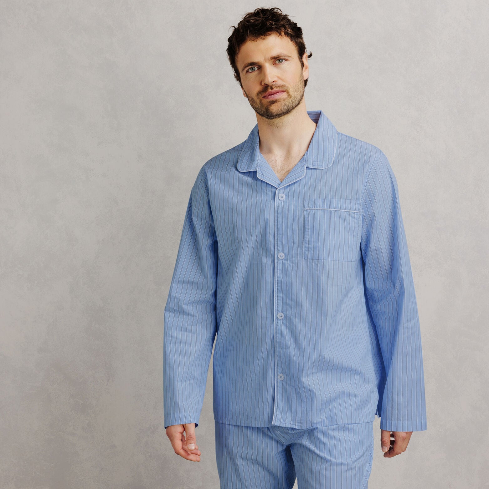 Gestreept pyjamaset
