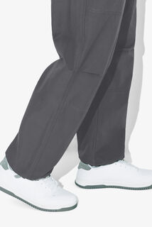 Pantalon chino large avec d&eacute;coupes