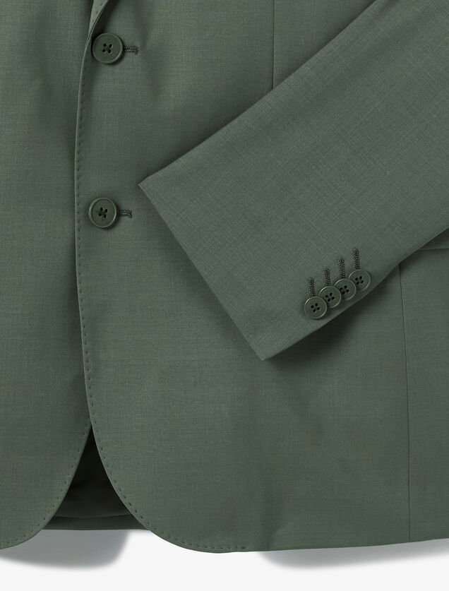 Slim fit kostuumvest in bi-stretchstof