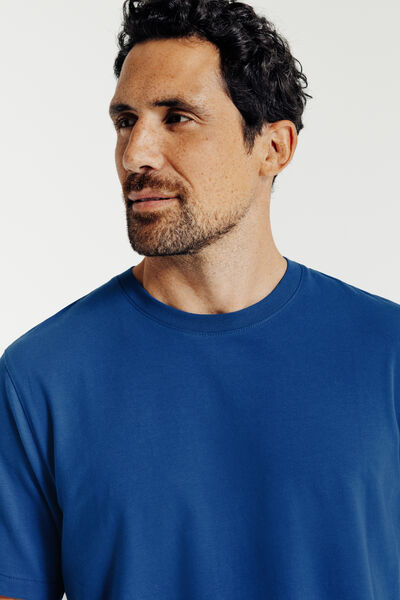 Tee shirt matière douce col rond