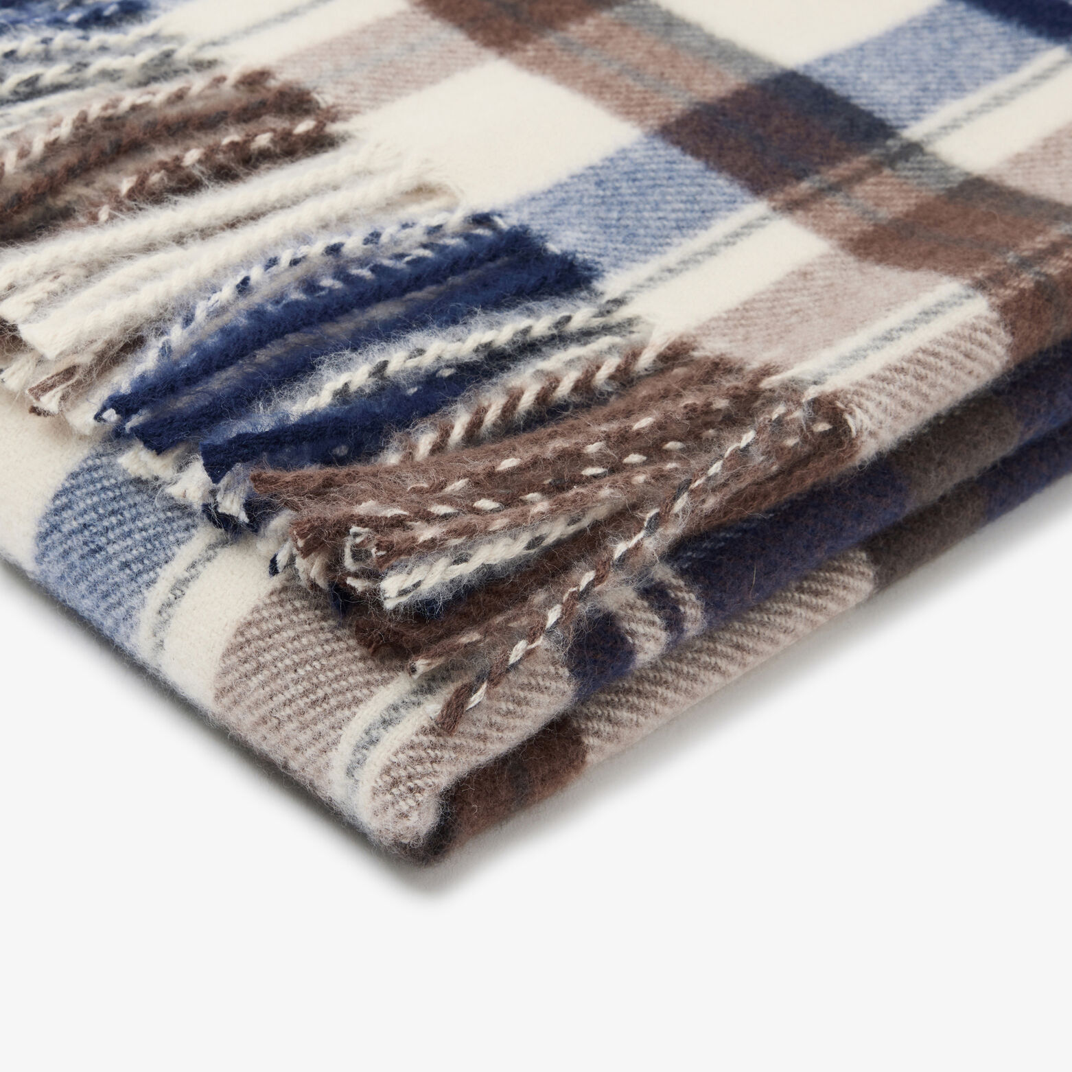 Echarpe à carreaux touché doux